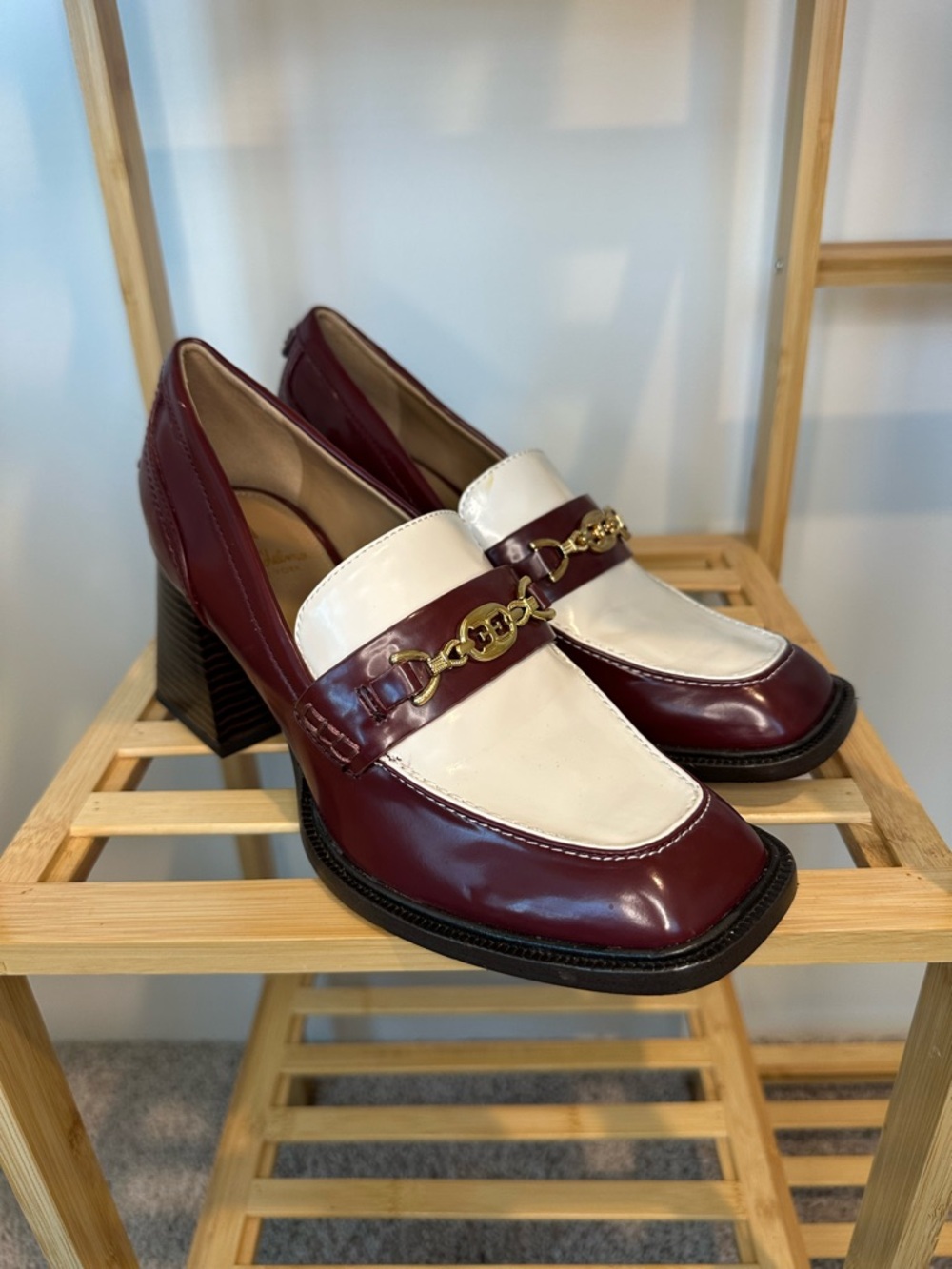 Sam Edelman Quincy Block Heel Loafers - Picture 2 of 10